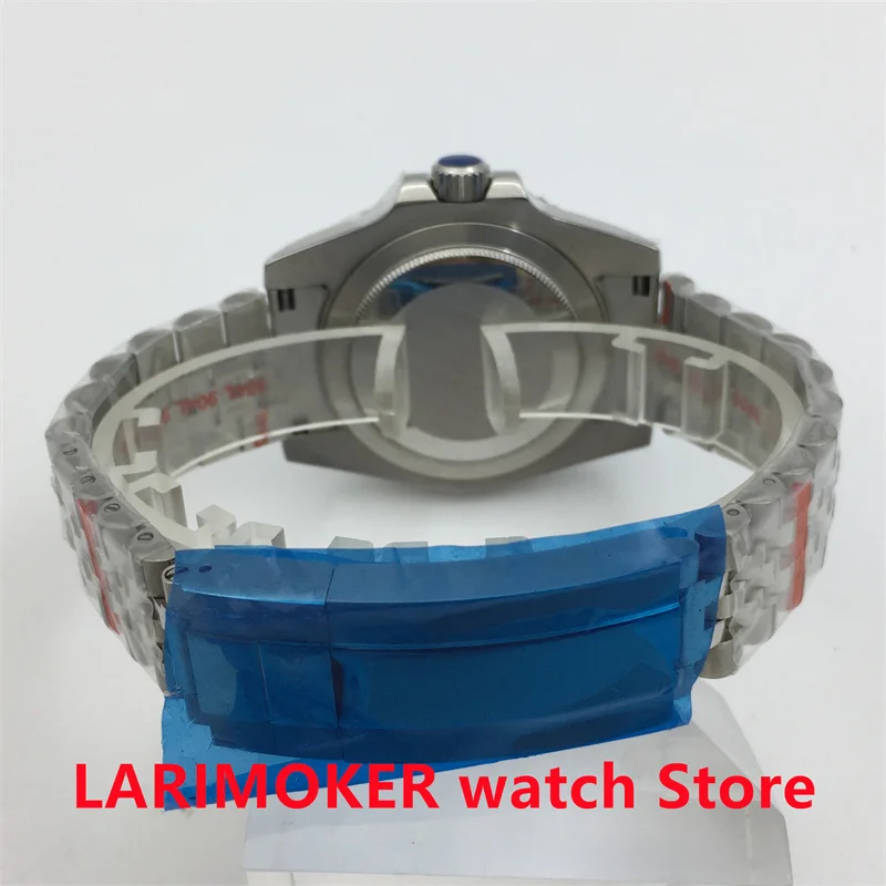 BLIGER 남성용 기계식 시계, NH35A 미요타 PT5000, 120 클릭 회전 베젤, 2 색 다이얼, 사파이어 브러시 오이스터 팔찌, 40mm