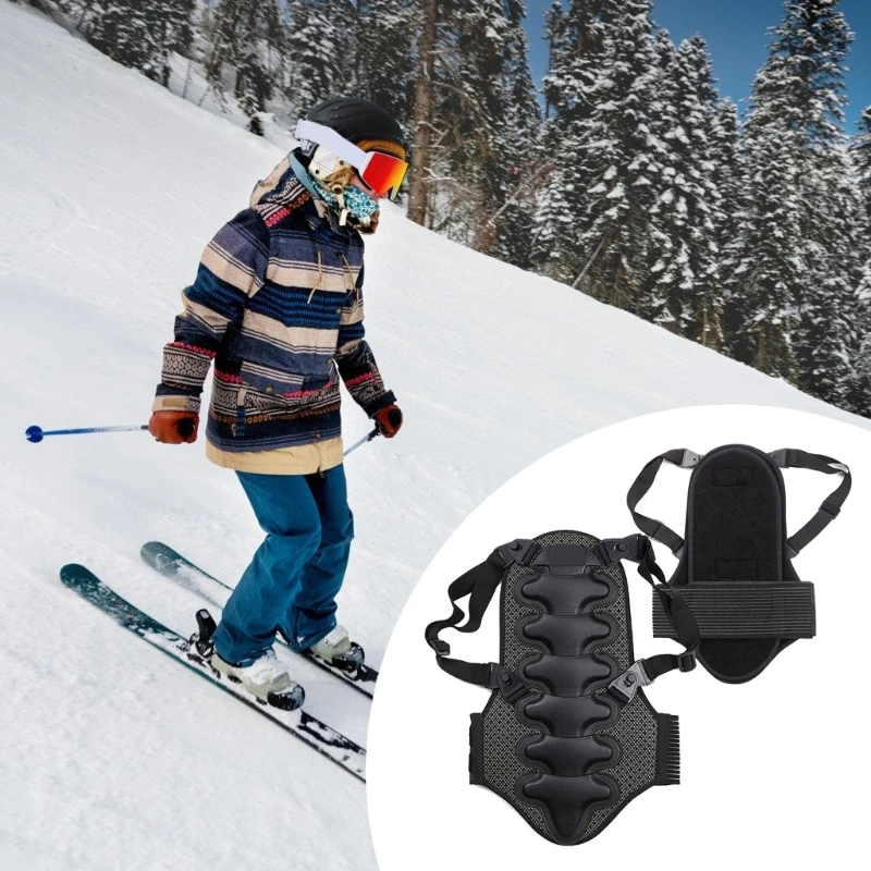 Back Spine Guard Unisex Spine Protector Back Guard for Adult Outdoor Sport Motorcycling, Skiing, Snowboarding, Skating