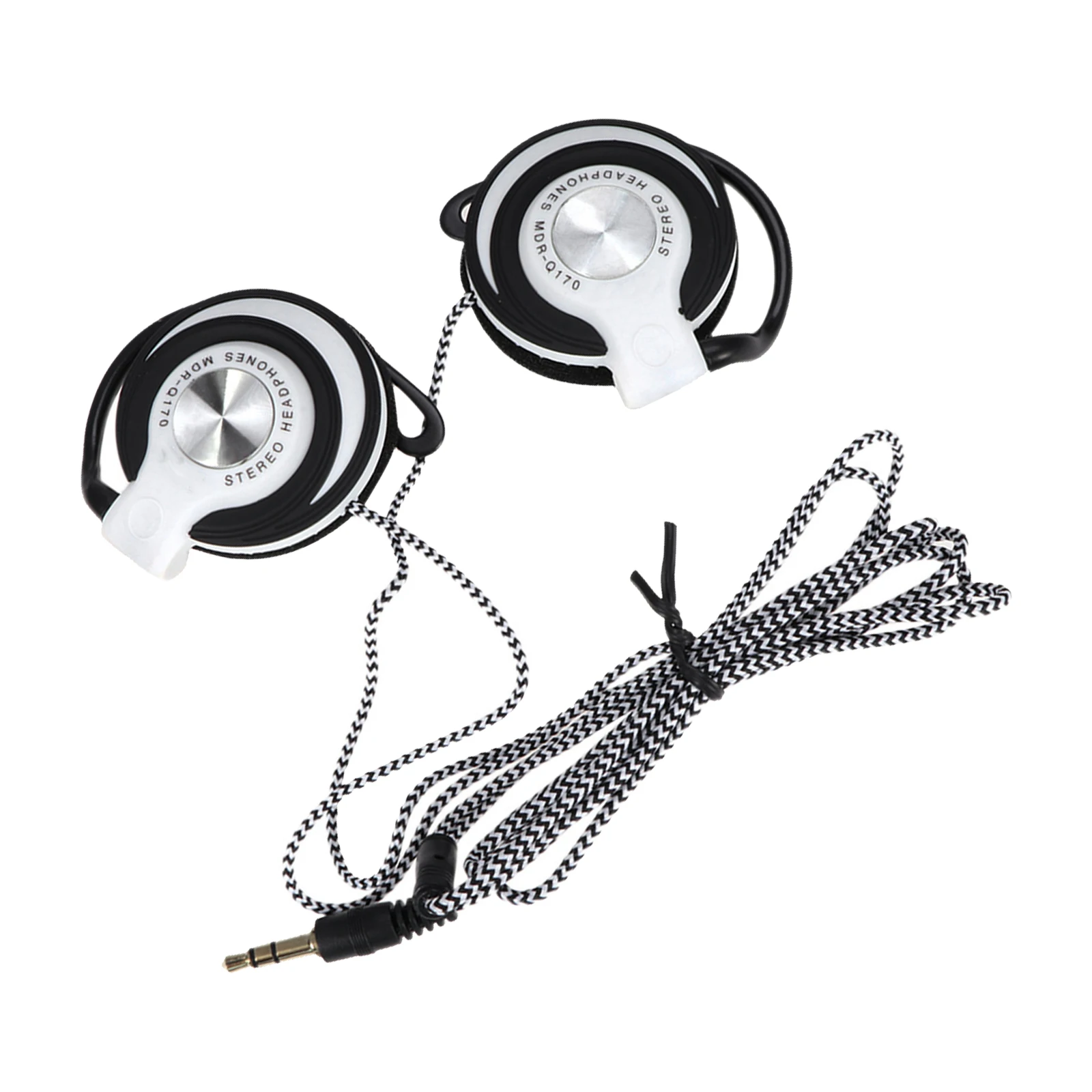 Headset Clip on Earhook Style Noise Isolating Audio Wired for Mp3 Player Computer Laptop Smartphone Comfortable All Day Wear