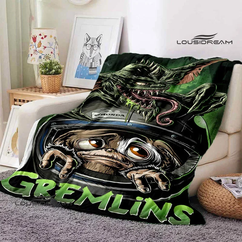 Gremlins Printed Blanket Picnic blanket blankets for beds Flange Warm blanket Home travel blankets bed linings birthday gift