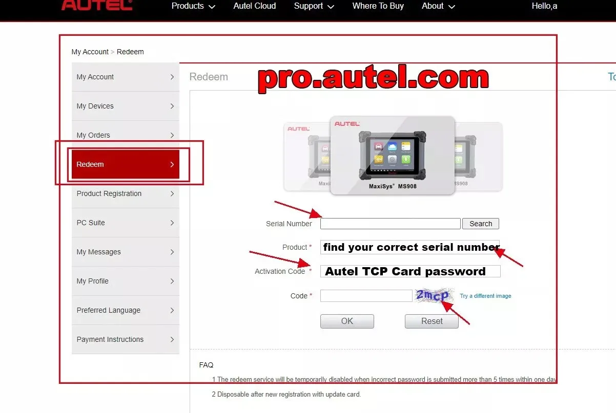 Autel MaxiSYS MS906Pro MS906BT MaxiIM IM508 IM608 IM608 PRO Auro OtoSys IM100 IM600 TCPカード1年間アップデートサービス
