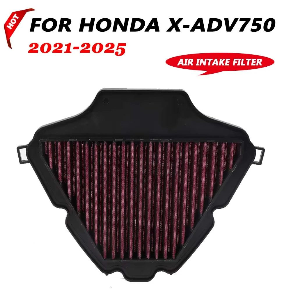 Motorcycle Air Intake Filter Cleaner Element For Honda XADV-750 XADV 750 X-ADV750 X-ADV 750 XADV750 2021 2022 - 2025 Accessories