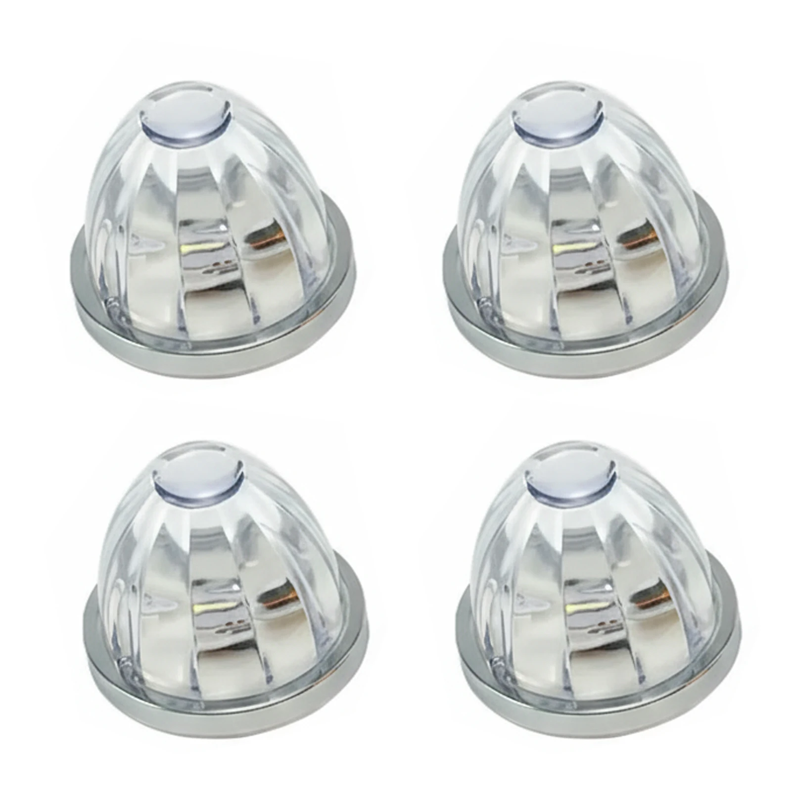 4Pcs Truck Watermelon Lights RVs Waterproof Side Width Indicator Melon Light Modes Side Lamps for Multi Vehicles