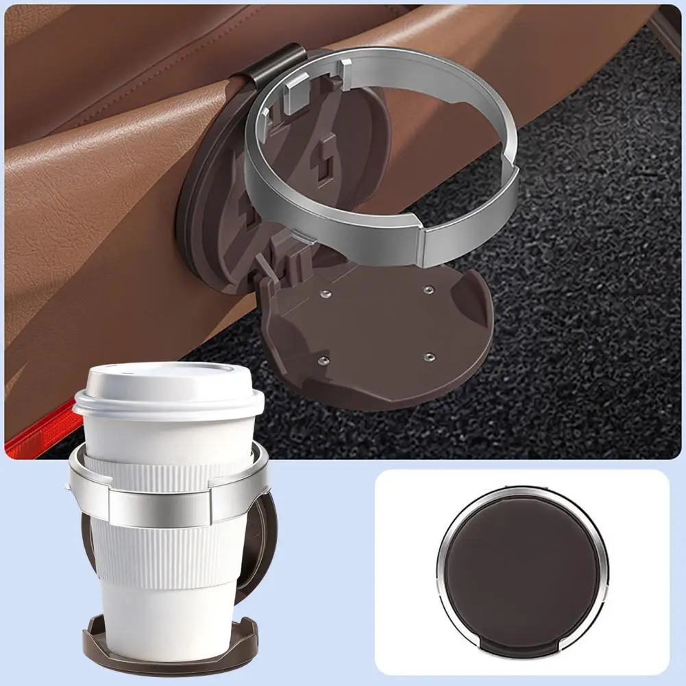 Faltbarer Auto-Getränkehalter für die Türverkleidung, Verstellbarer Automobil-Getränkeorganizer Platzsparend für Flaschen, Becher und Kaffeetassen – Detail 12