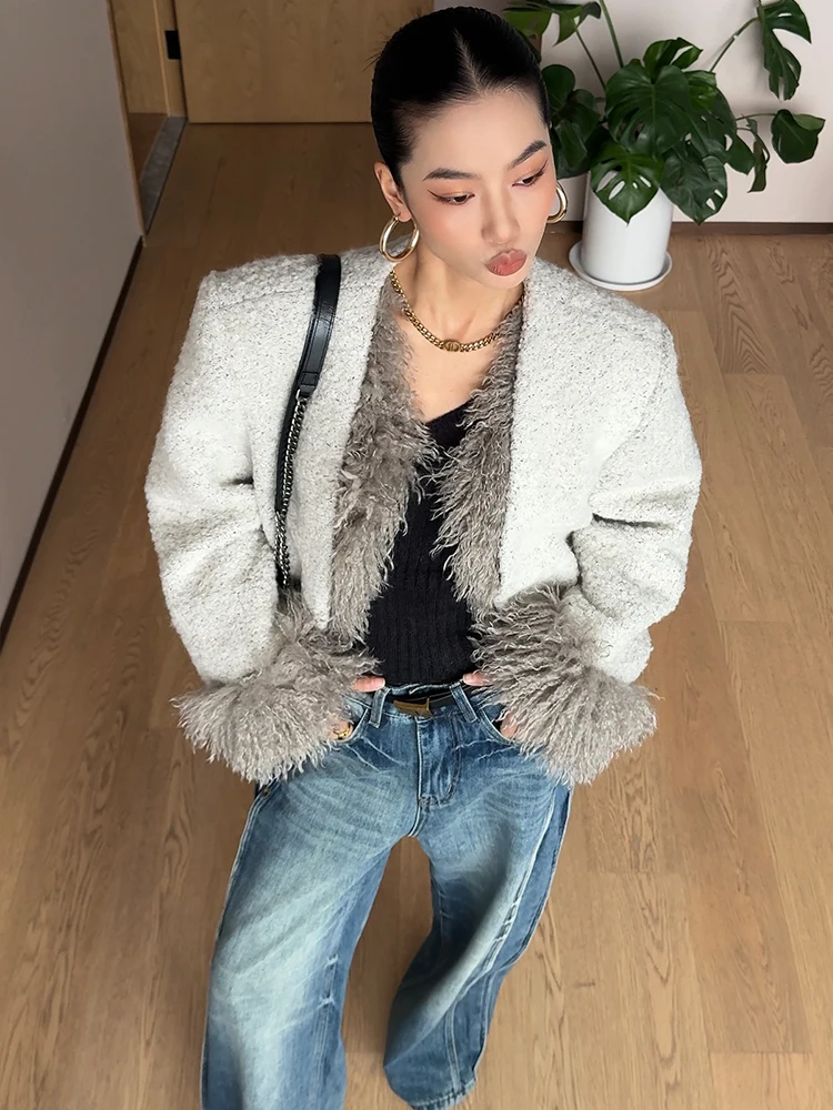 

Джинсы CIZZLEMORE Heavyweight: модные, универсальные, с разрезами, высокой талией, широкими штанинами, из хлопка, для женщин