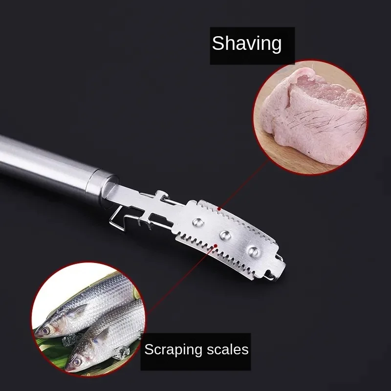 Stainless Steel Razor Kitchen Novel Kitchen Accessories Pig Hair Shaving Pig Hair Wool Animal Hair Removal Tool Tools Gadgets