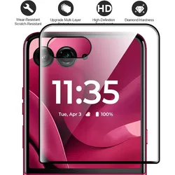 3D Curved Tempered Glass For Outter Screen Motorola Razr 50 60 70 Ultra Protector For Moto Razr 50 60 Ultra Plus 2024 2025