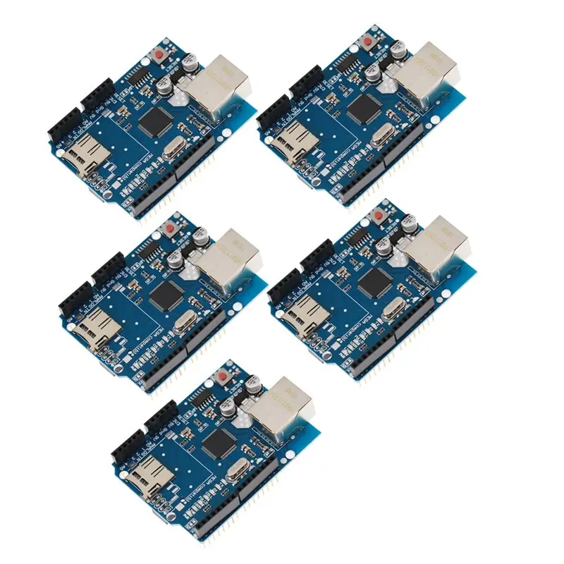 【recomendar】5-pezzi-compatibili-con-r3-per-arduino-w5100-ethernet-shield-e-scheda-di-sviluppo-di-rete-mega-2560-1280-r3