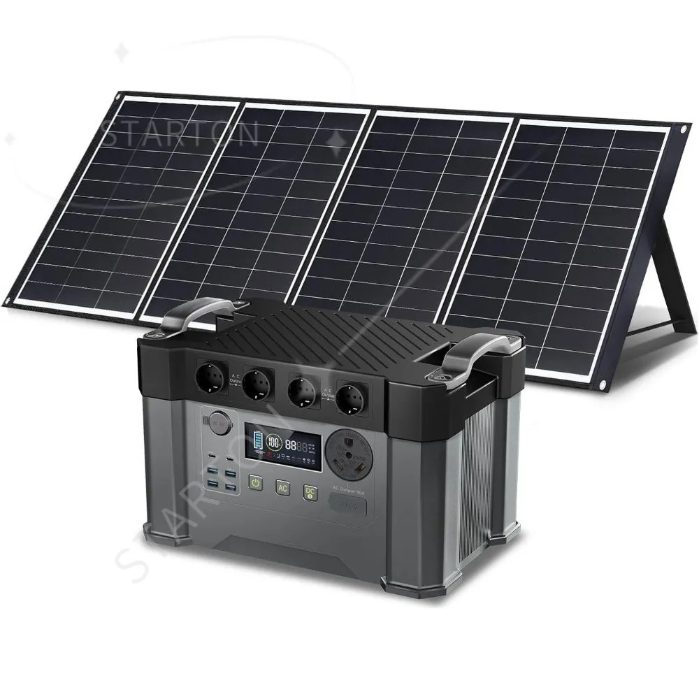 Portable 1500W Solar Generator Lithium Battery Power Station for Laptops Travel Use - Hot Selling Outdoor Emergency Charging