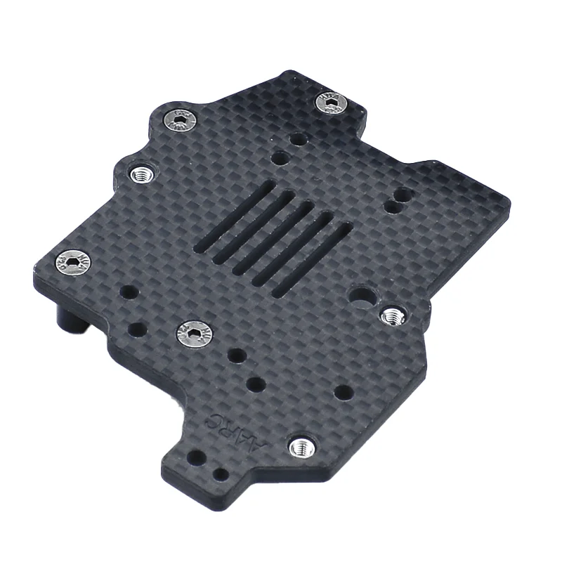 Carbon Fiber ESC Tray Set Cover for 1/8 ARRMA 6S KRATON TYPHON MOJAVE TALION BIG ROCK 6S Car view 6