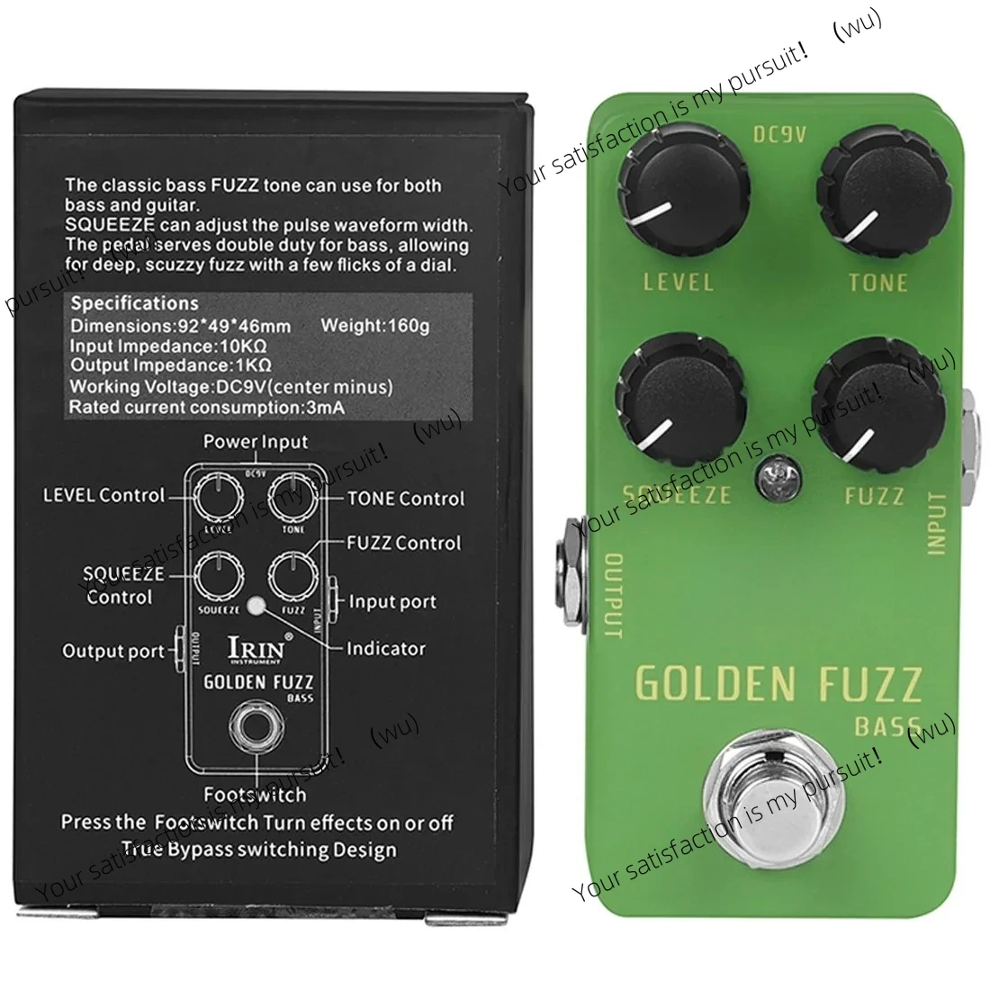 

RS-20 Effects Pedal Classic Bass, Accessories