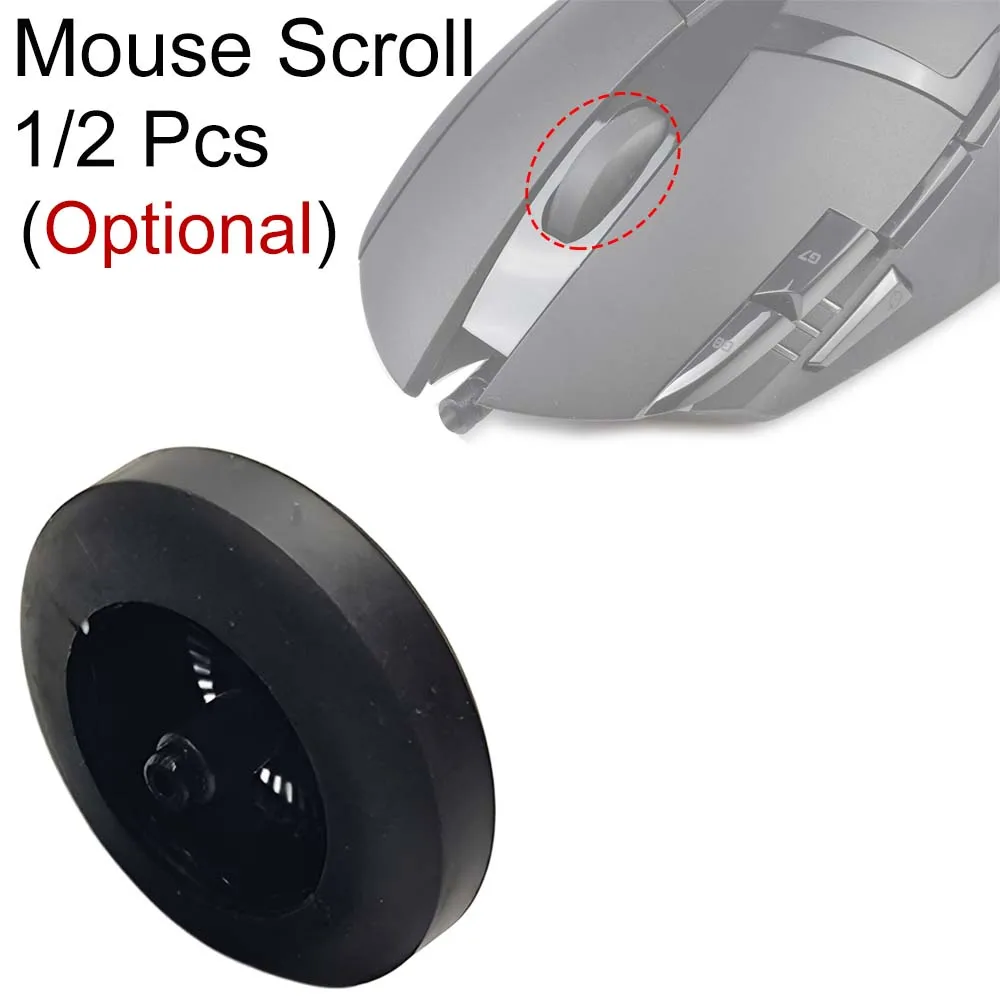 

1/2Pcs Mouse Scroll for Logitech G402 G302 G303 G602 G600 M215 M235 M505 G300 G300S Replacement Mouse Wheel Repair Part