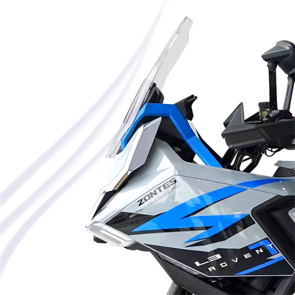 

For ZONTES 703F windshield modification with raised front windshield chest protector and rain shield