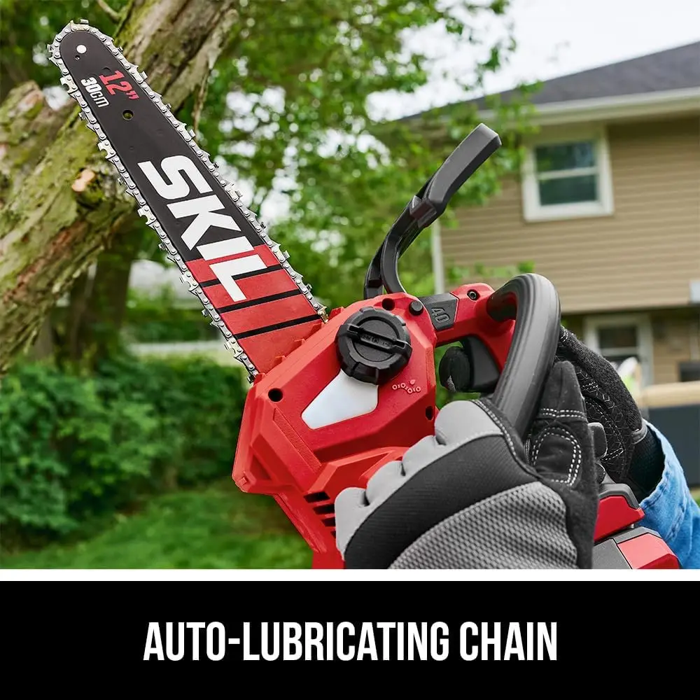 Brushless Top Handle Chain Saw Kit, inclui 2.0Ah bateria e Charger-TH1200C-11, 40V, 12"