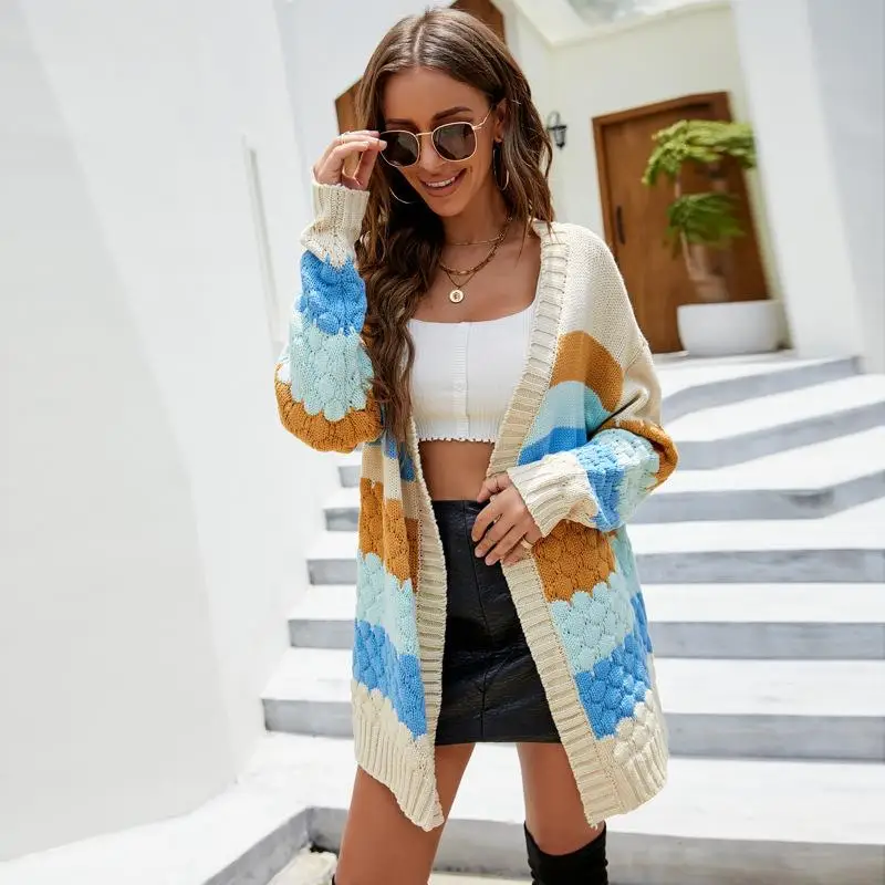 Daily Wear Casual Oversized Women's Cardigan Sweater Comfortable Faionable plus Size Knitwear for All Seasons