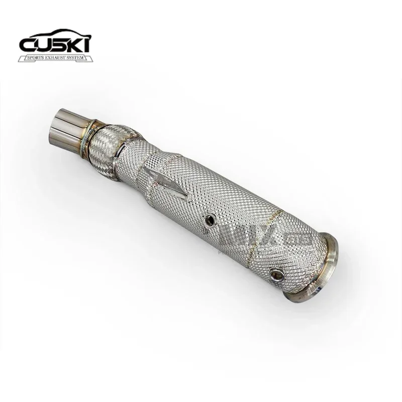 

304 Stainless steel Exhaust Downpipe Automotive Exhaust Pipe Suitable for BMW Z4 3.0T G29 2019-2023 2020-2023 Improve exhaust