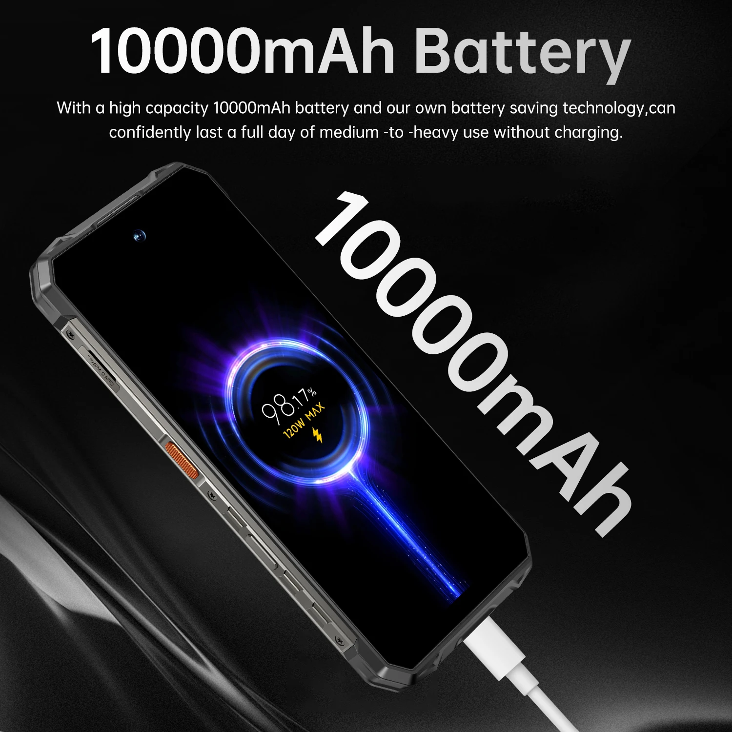 [العالم الأول] IVMI هاتف ذكي متين 16PROMAX وذاكرة وصول عشوائي 24 جيجابايت + 128 جيجابايت وذاكرة وصول عشوائي 7.2 بوصة HD + شاشة أندرويد 15 108 ميجابكسل كاميرا رئيسية 10000 مللي أمبير في الساعة