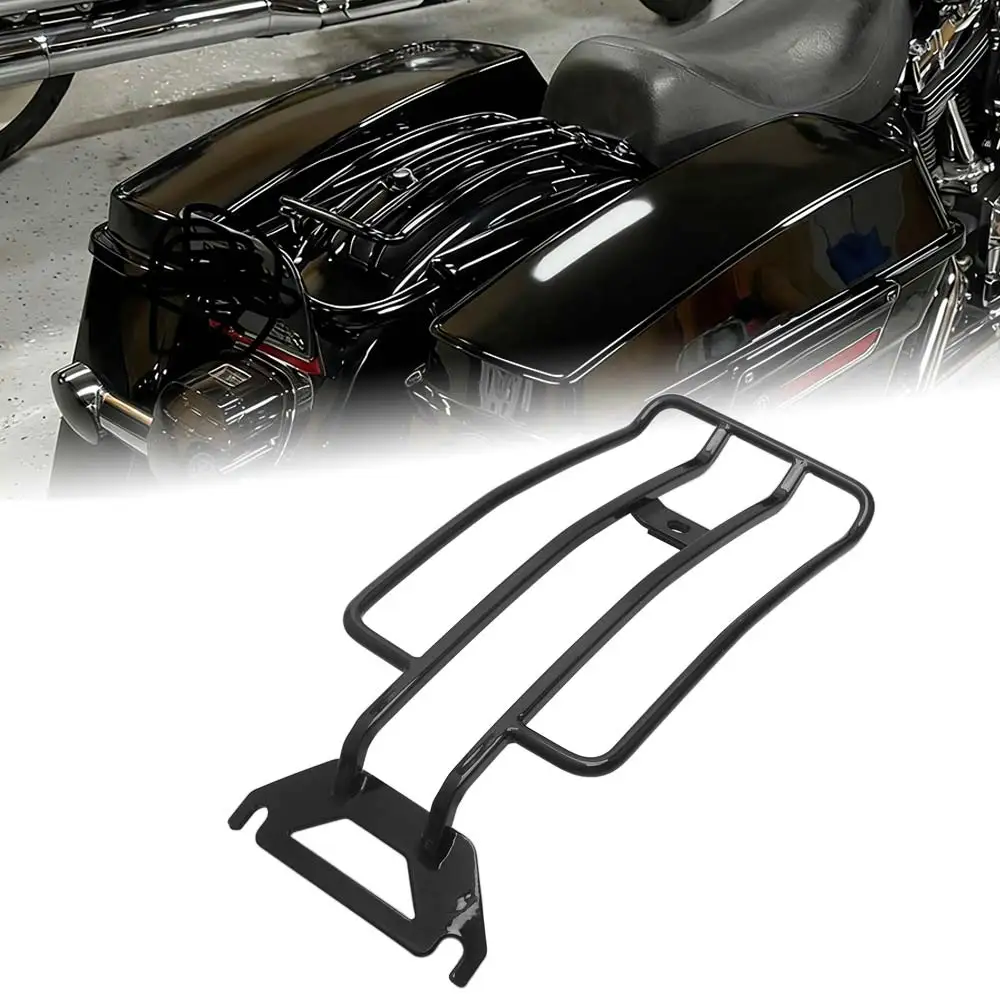 

Motorcycle Rear Luggage Rack Carrier Support Shelf For Harley Touring Electra Road Glide Standard Road King Classic 1998-2008