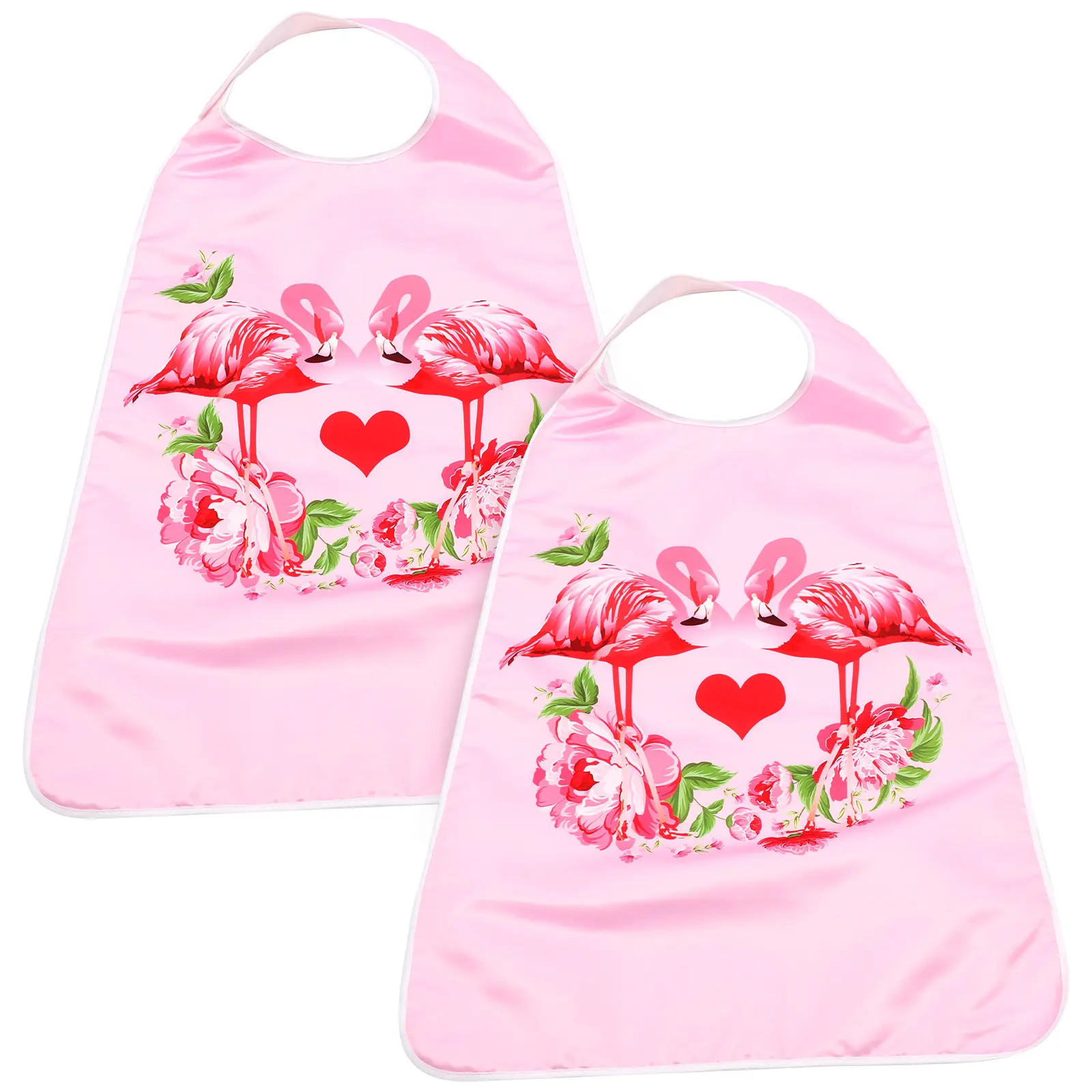 

2 шт. взрослых водонепроницаемых нагрудников большого размера, прочные, моющиеся, защитные накладки на одежду для пожилых мужчин и женщин, практичные и полезные для дома