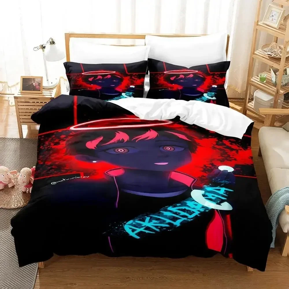 New Akudama Drive Comfortable Duvet Quilt Cover Pillowcase Bedding Set Children Bedroom Decoration Home Textile