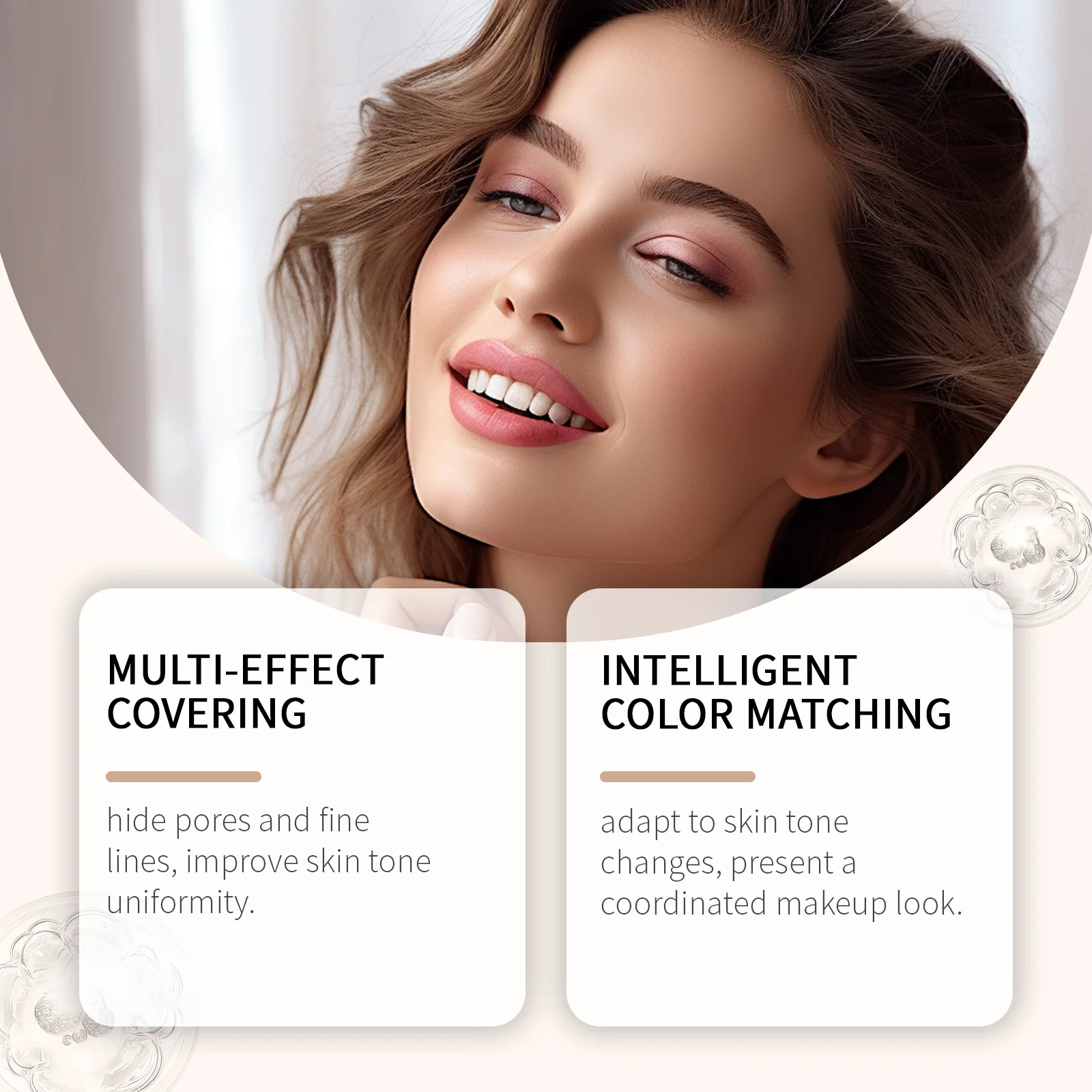 Temperature-Adaptive Foundation - Hydrating, Lightweight Texture, Natural Finish, Daily Wear and Portable Convenience