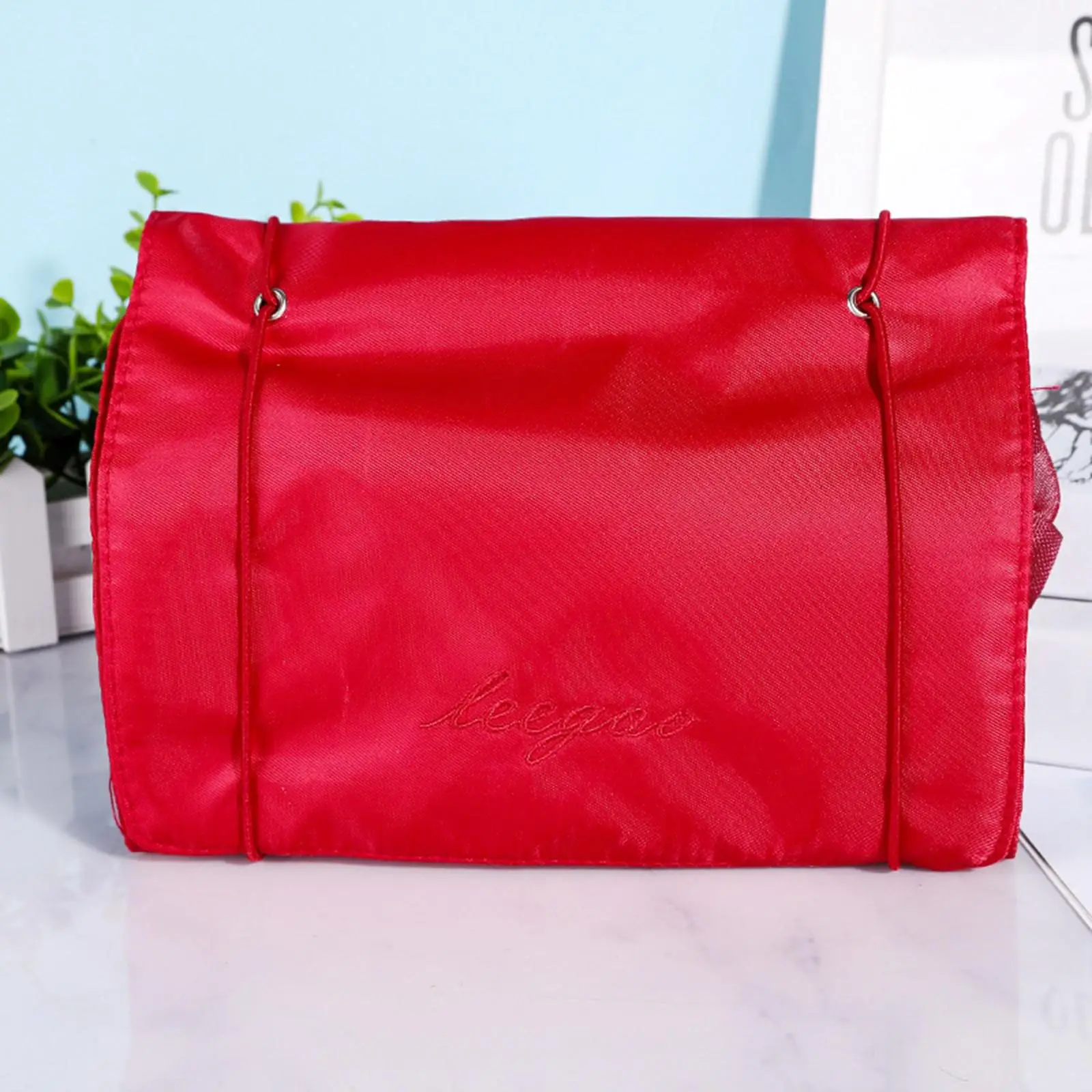 حقيبة مكياج قابلة للفصل مقاومة للماء ومنظم أدوات الزينة وحقيبة تخزين مستحضرات التجميل مع سحاب للمنزل والسفر #2