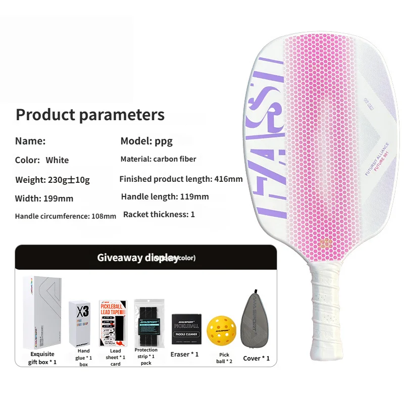 Bestselling and Easy to Control Daily Training Pick Racket with Precise Ball Control and Borderless Design Pick Racket