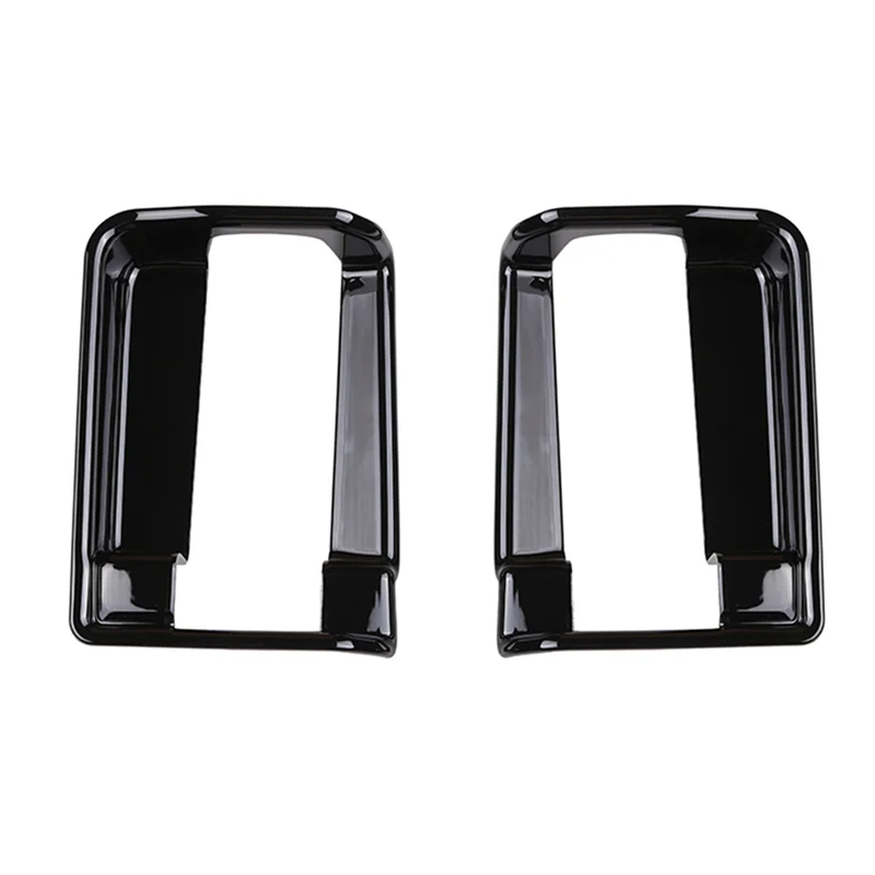 1Pair Car Interior Door Handle Trims Cover for Toyota Voxy 90 Series 2022 Second Row Inner Handle Bowl Cap Sticker B RHD