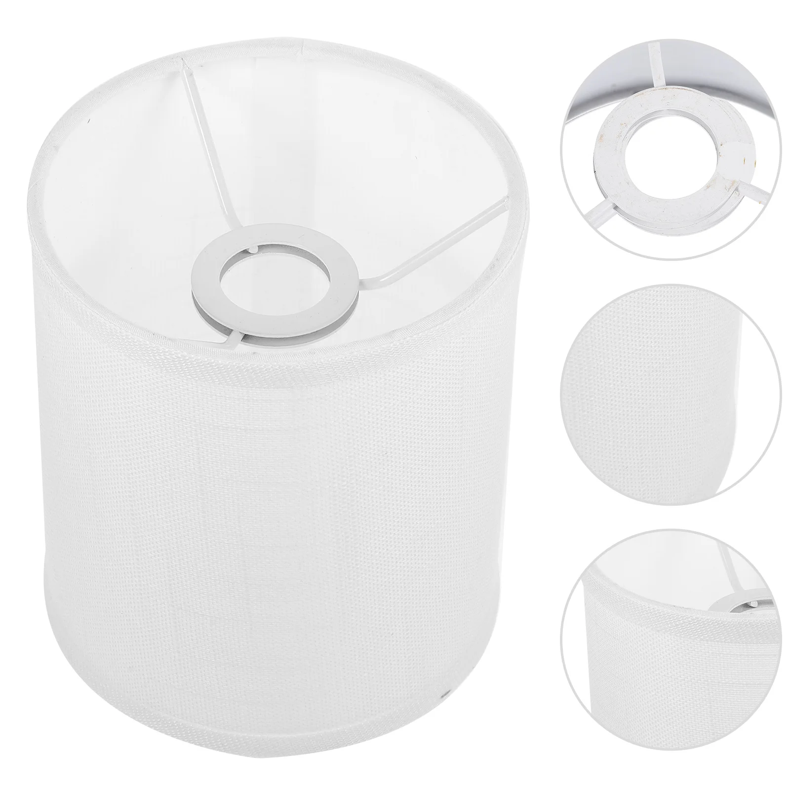 Bedside Lamp Shade Replacement Desk Light Table White Square Shades Only Fabric