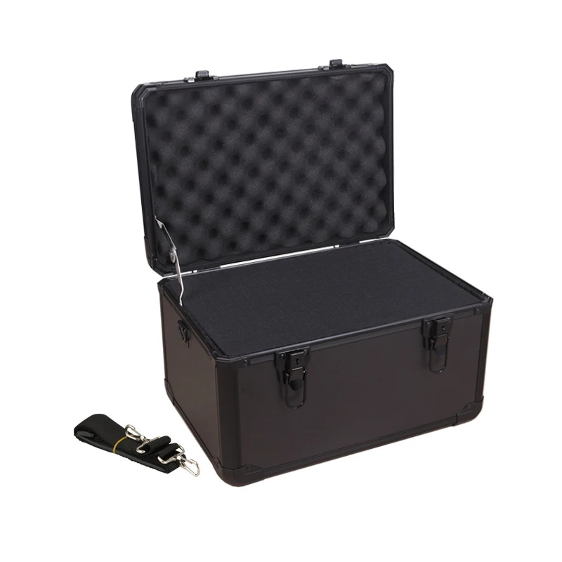 Portable Toolbox Aluminum Tool Box Safety Equipment Instrument Box Storage Tool Case Outdoor Suitcase Impact Resistant Case