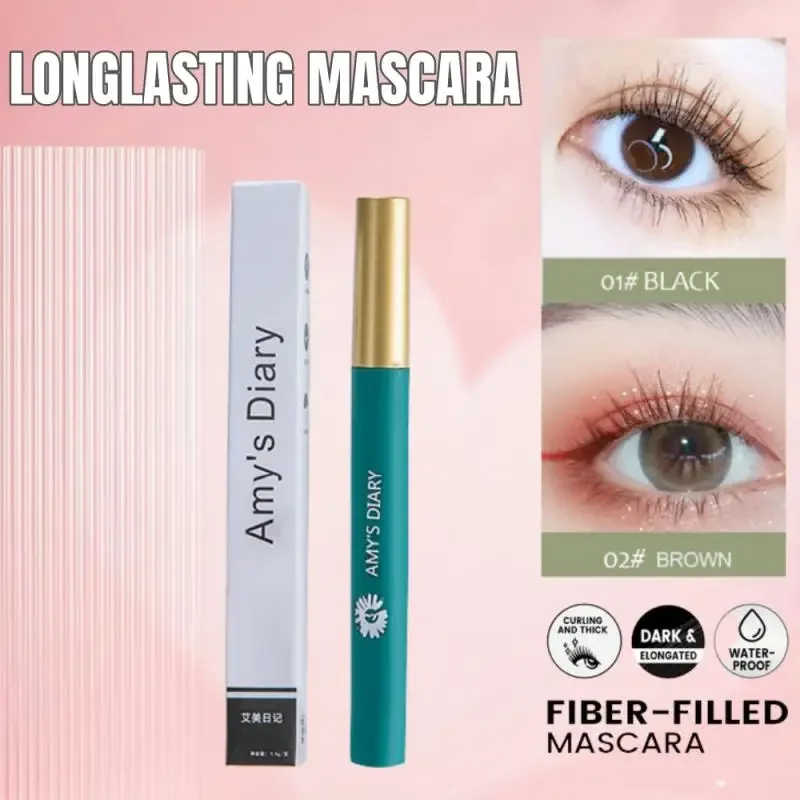 Black Mascara Lengthens Eyelashes Extra Volume Long Lasting Waterproof Natural Lashes Female Professional Makeup Korean Cosmetic