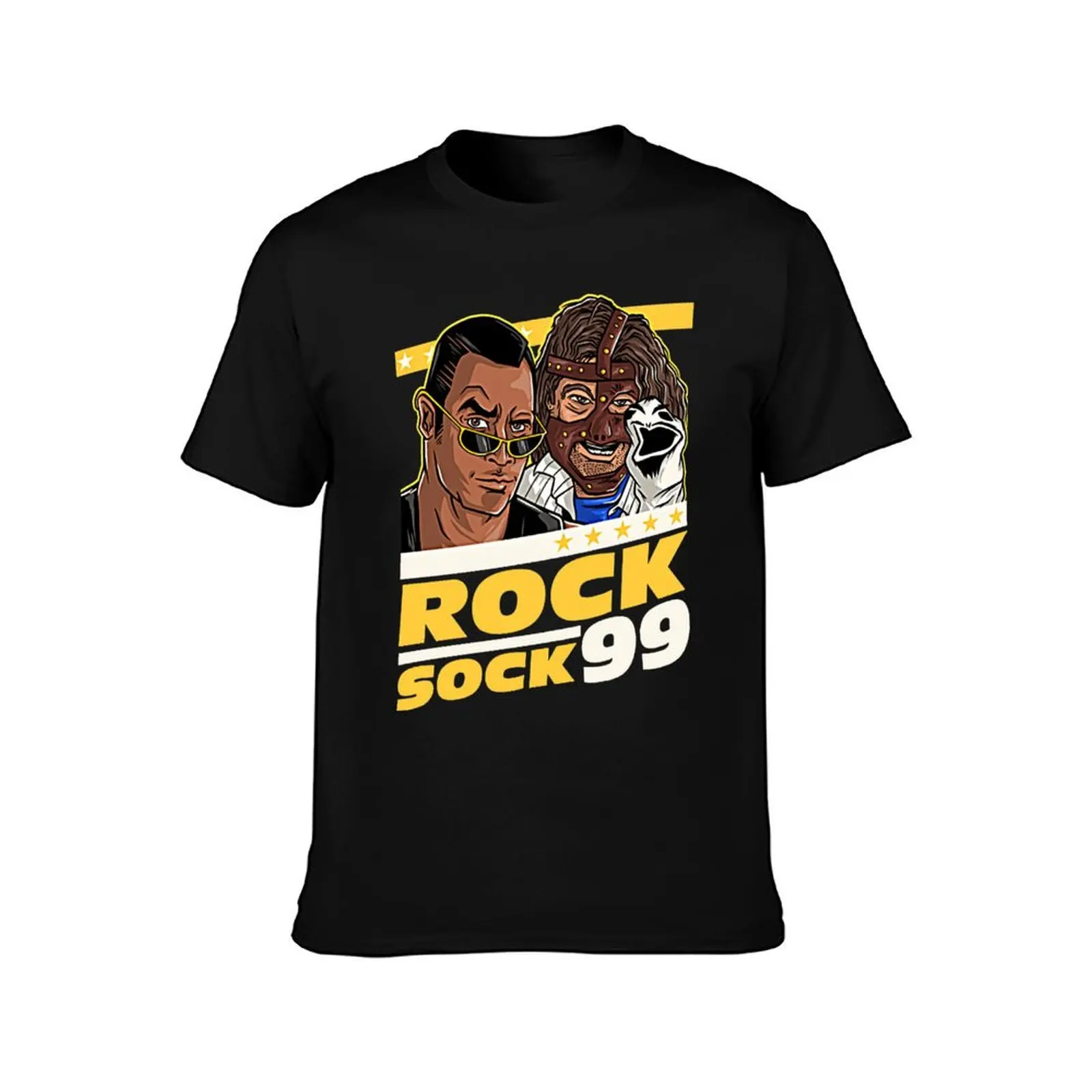Rock N Sock 99 T-Shirt Basic Solid Color Casual Tee Shirt T-Shirt