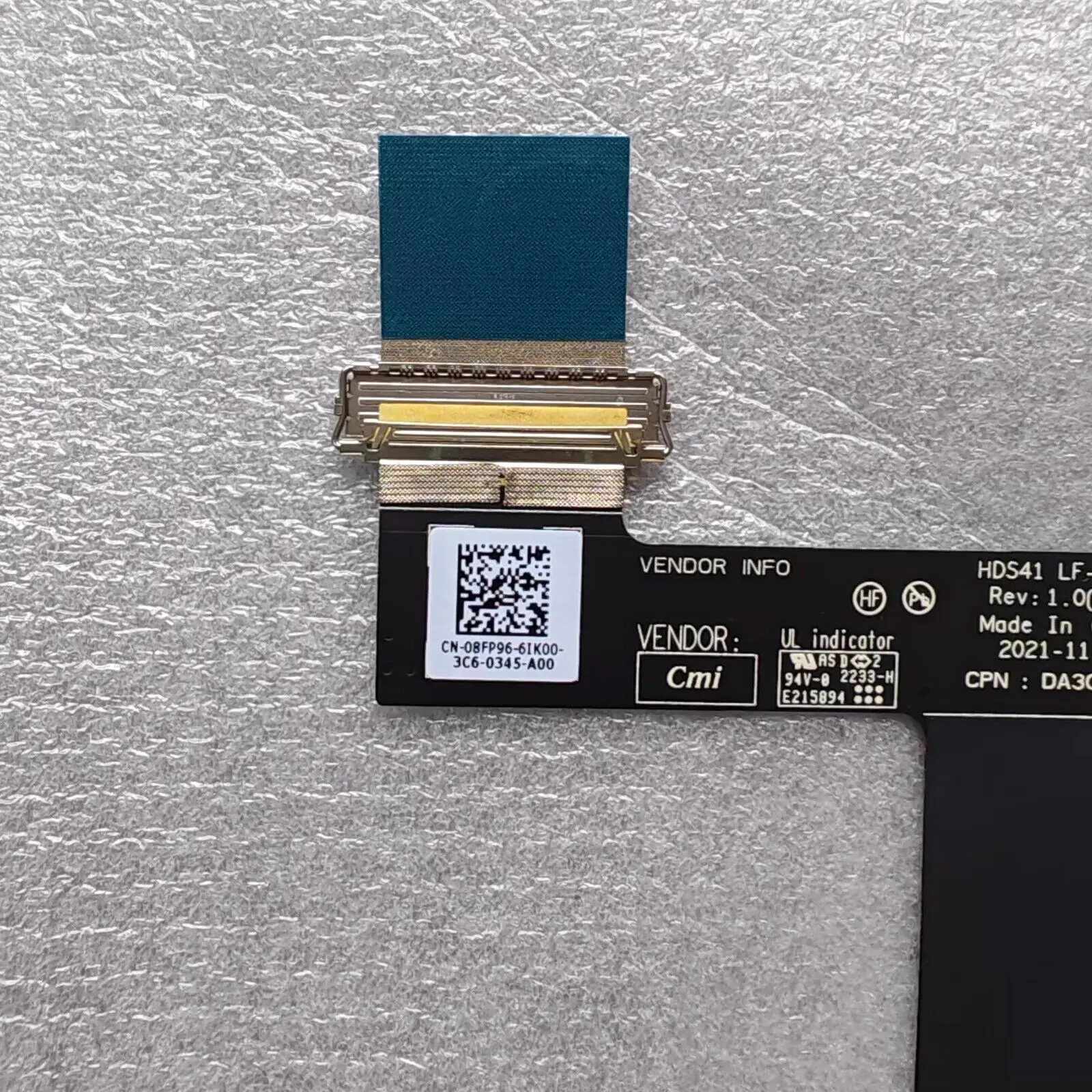 08FP96 New HDS41 LF-L382P LCD Cable DA30001NM10 For Dell Alienware X14 R1