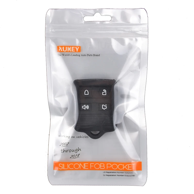 Silicone Key Case Cover Shell For Mercury Cougar Grand Marquis Mariner Montego Sable For Lincoln Ford Focus Remote Fob Protector