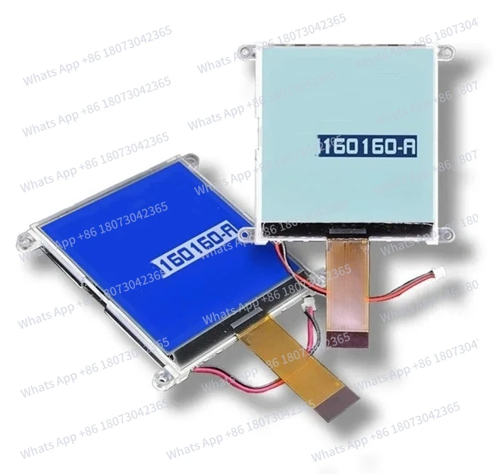 

3.3 inch 30PIN Parallel 160160A Graphics LCD Screen Module UC1698u Controller 3.3V 5V Grey White/Blue Backlight