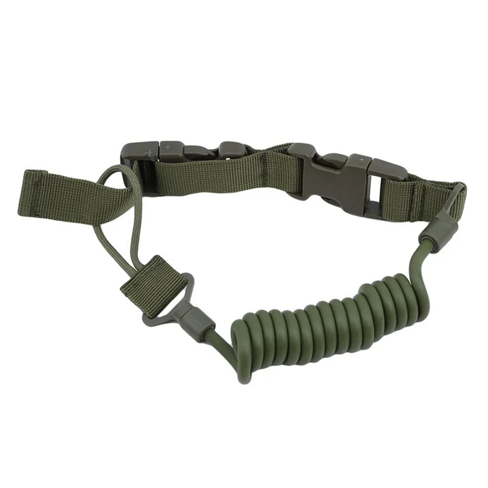Correa elástica táctica con resorte para linterna y accesorios de caza - imagen 2