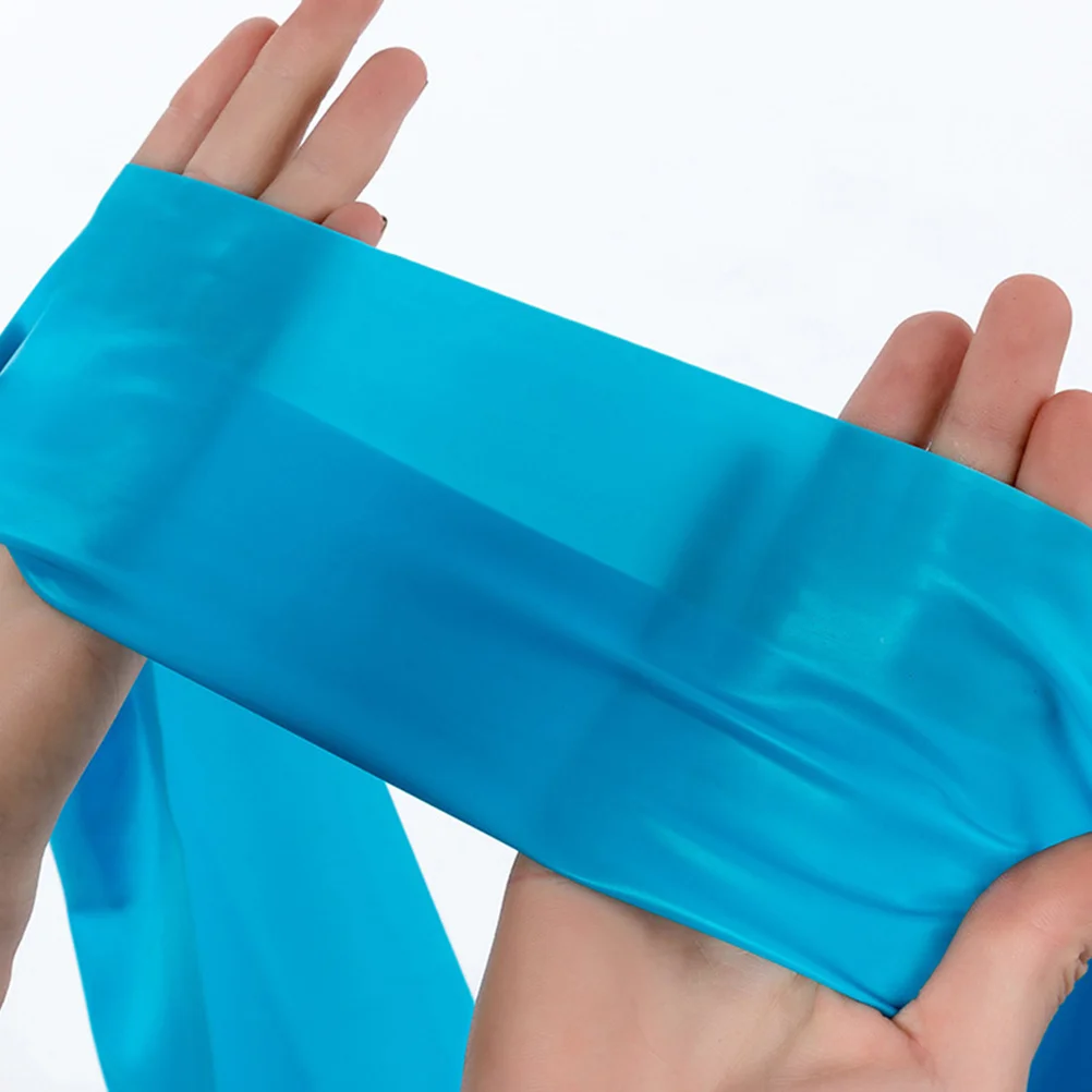 

2Pcs Slight Elasticity Stretching Belt Yoga Resistance Bands for Warming Up and Strength Training Purple Blue Stretching Belt