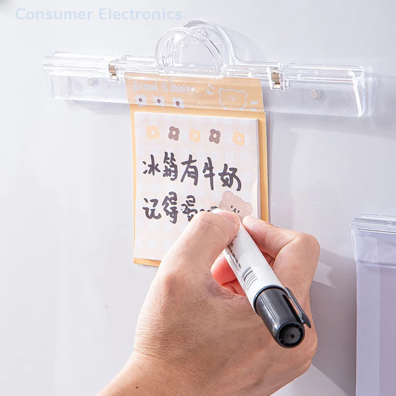 1/2Pcs Magnetic Transparent File Folders Strong Suction File Folders Multifunctional File Folders Magnetic Index Page Holder