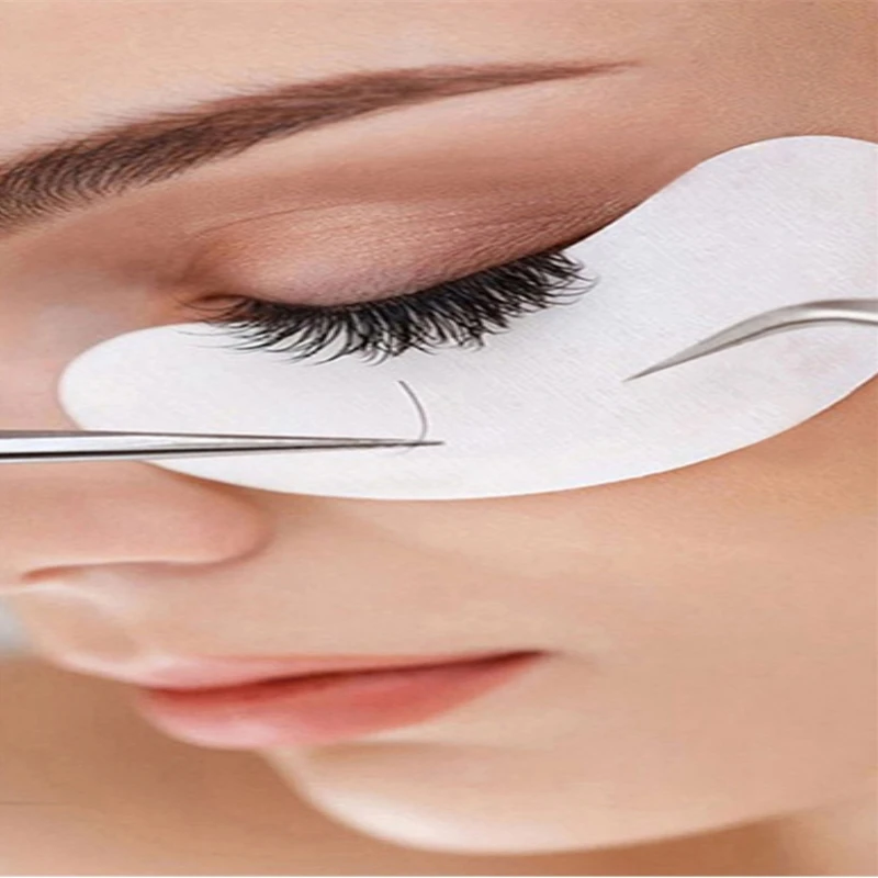 Disposable U-shaped 100% Natual Plant Extract Moisture and Tighten skin grafting eyelashes Lint-free Hydrogel Under Eye Pads