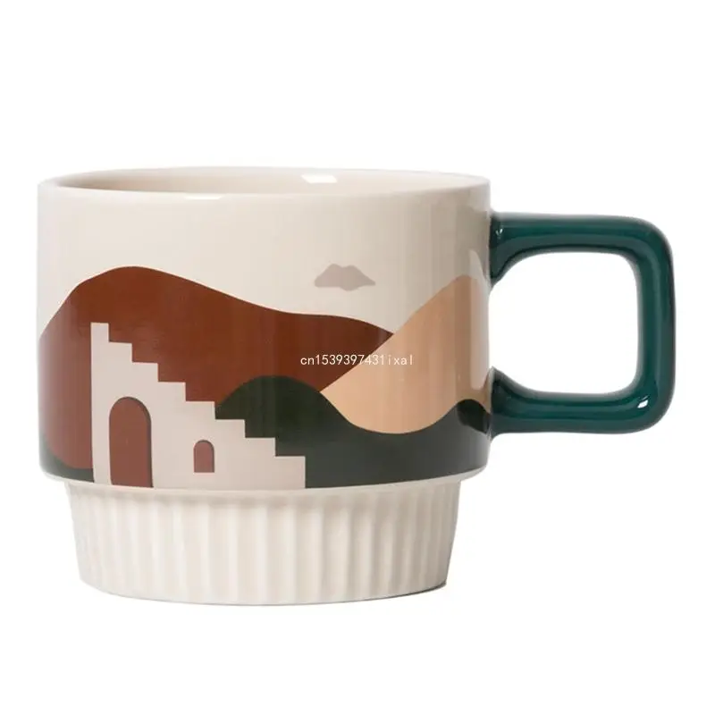 

Simple Design Coffee Mug Nordic Coffee Cup Porcelain Material for Creative