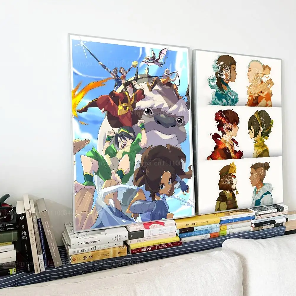 A-Avatar ATLA Last Airbender Posters For Boys&Girls Bedroom Decor Wall Canvas Art Print Gift Poster Unframed Collage