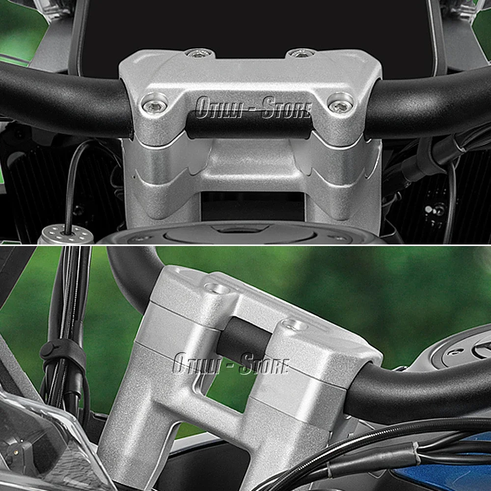 New For TIGER1200 TIGER 1200 Tiger1200 Tiger 1200 GT Pro 2023-2025 Handle Bar Riser Back Moved Up 25MM Handlebar Mounting Risers - Image 3
