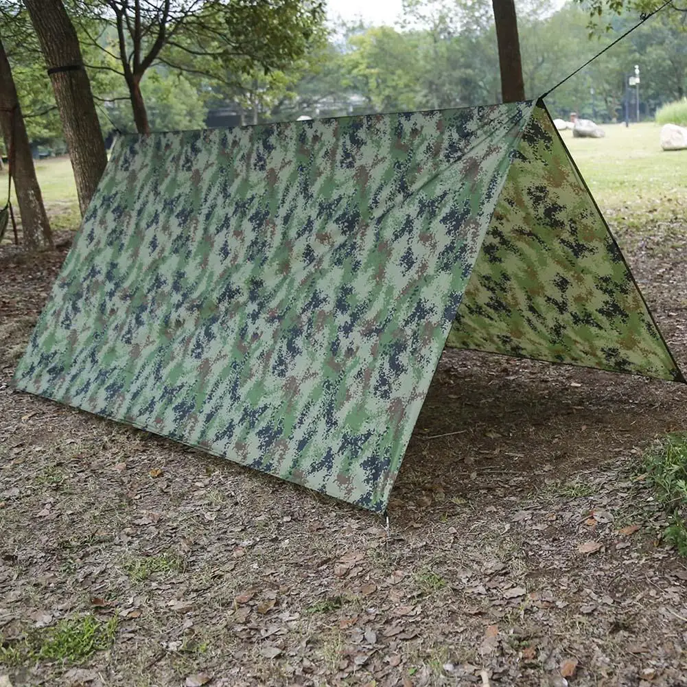 Heavy Duty Waterproof Tent Tarp & Sun Canopy - Multi-Function Outdoor Shade Sail Accessories