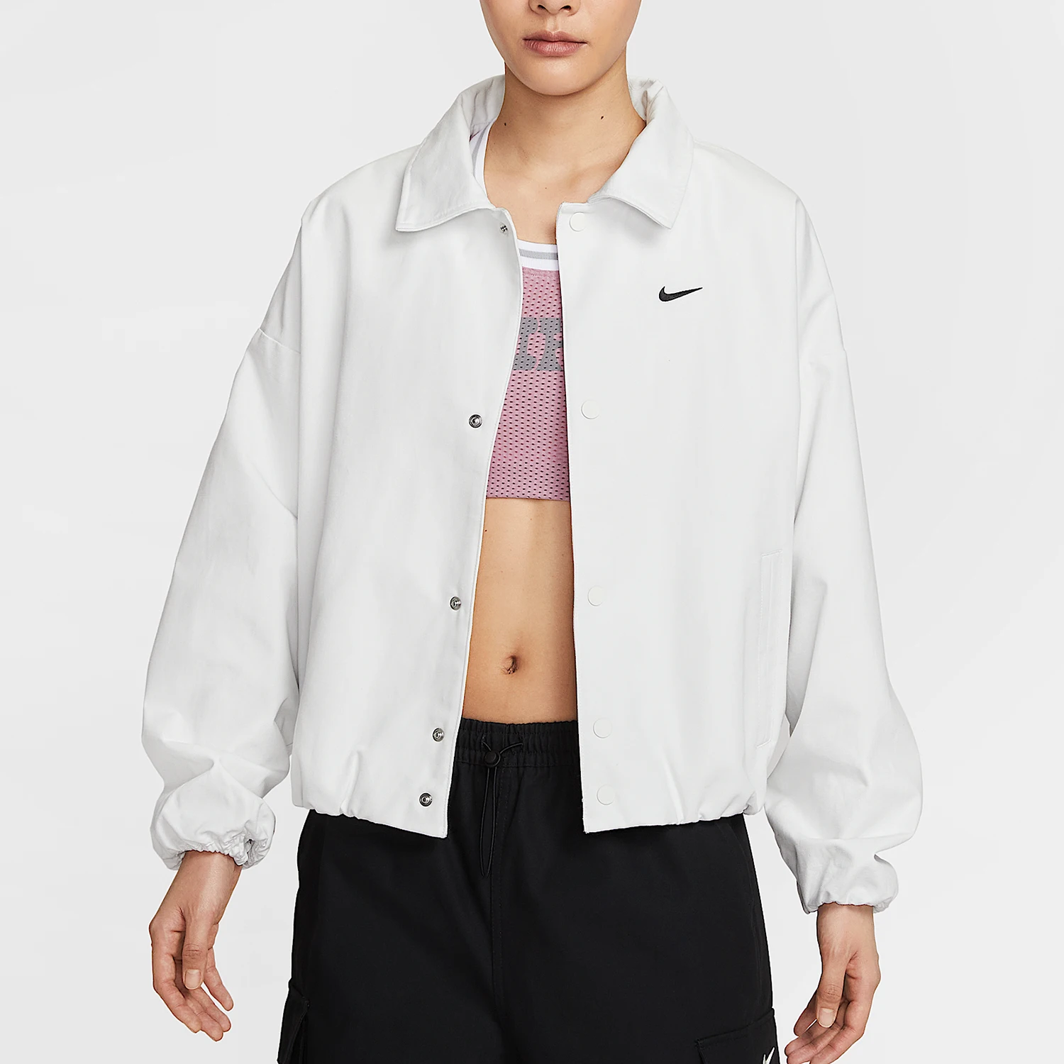 

Nike genuine Sportswear Women's Oversized Collar Woven Jacket HV1969-121