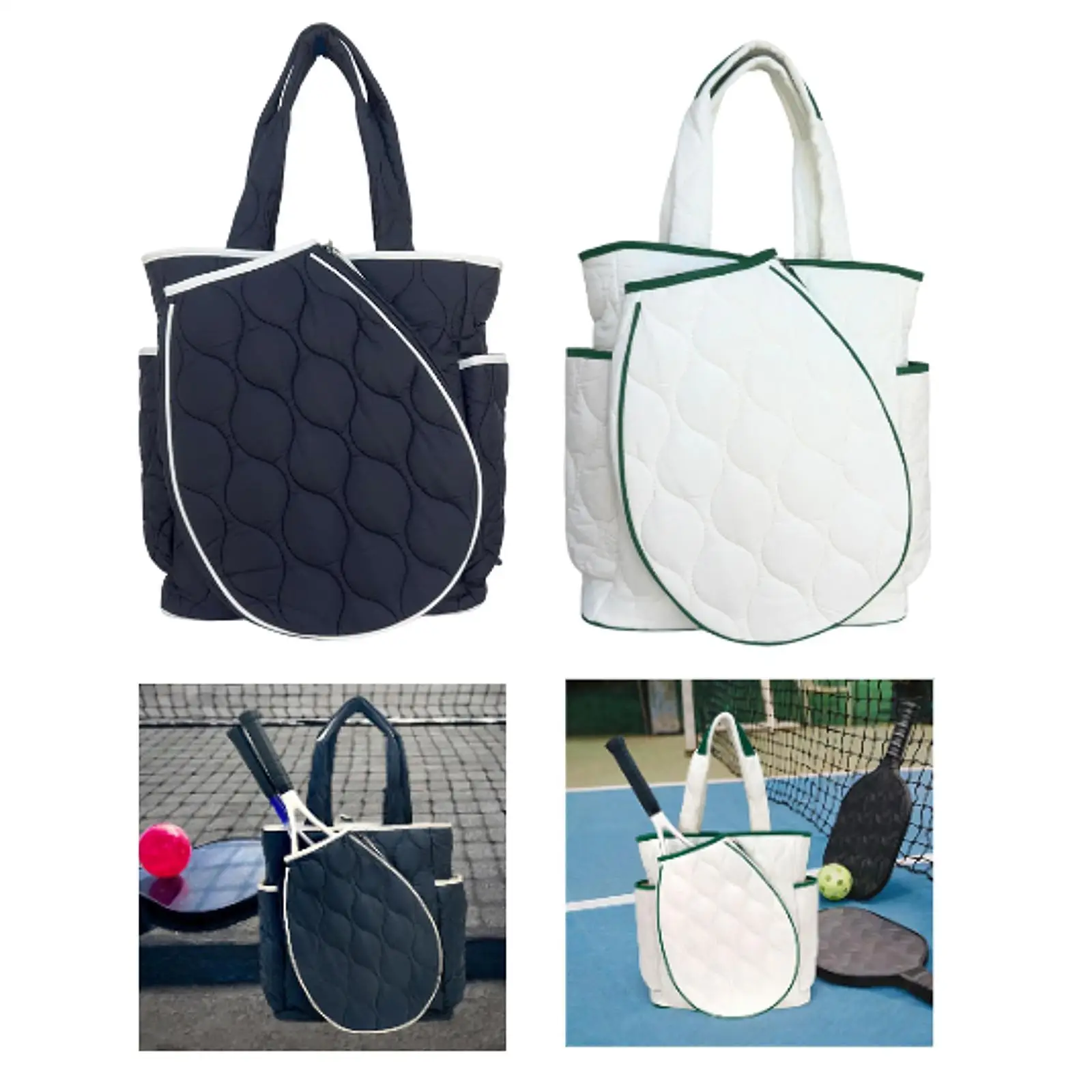 Bolsa de transporte de pickleball para raquetes e equipamentos, mochila esportiva versátil