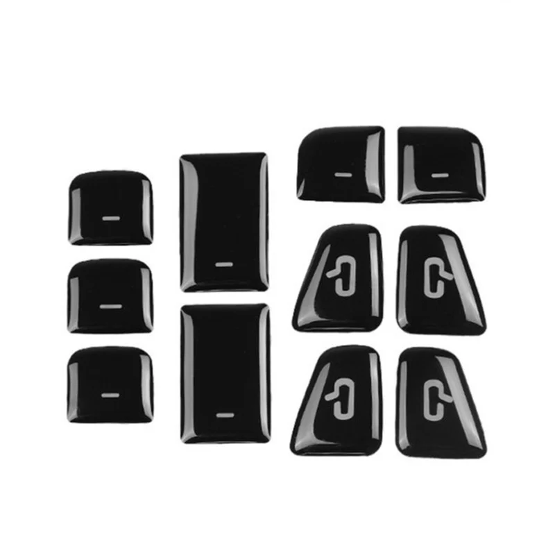 Untuk Model Tesla 3 Y Stiker Tombol Sakelar Pintu Panel Pengangkat Jendela Penutup Suede Pelindung Potongan Pintu Aksesori Stiker Interior