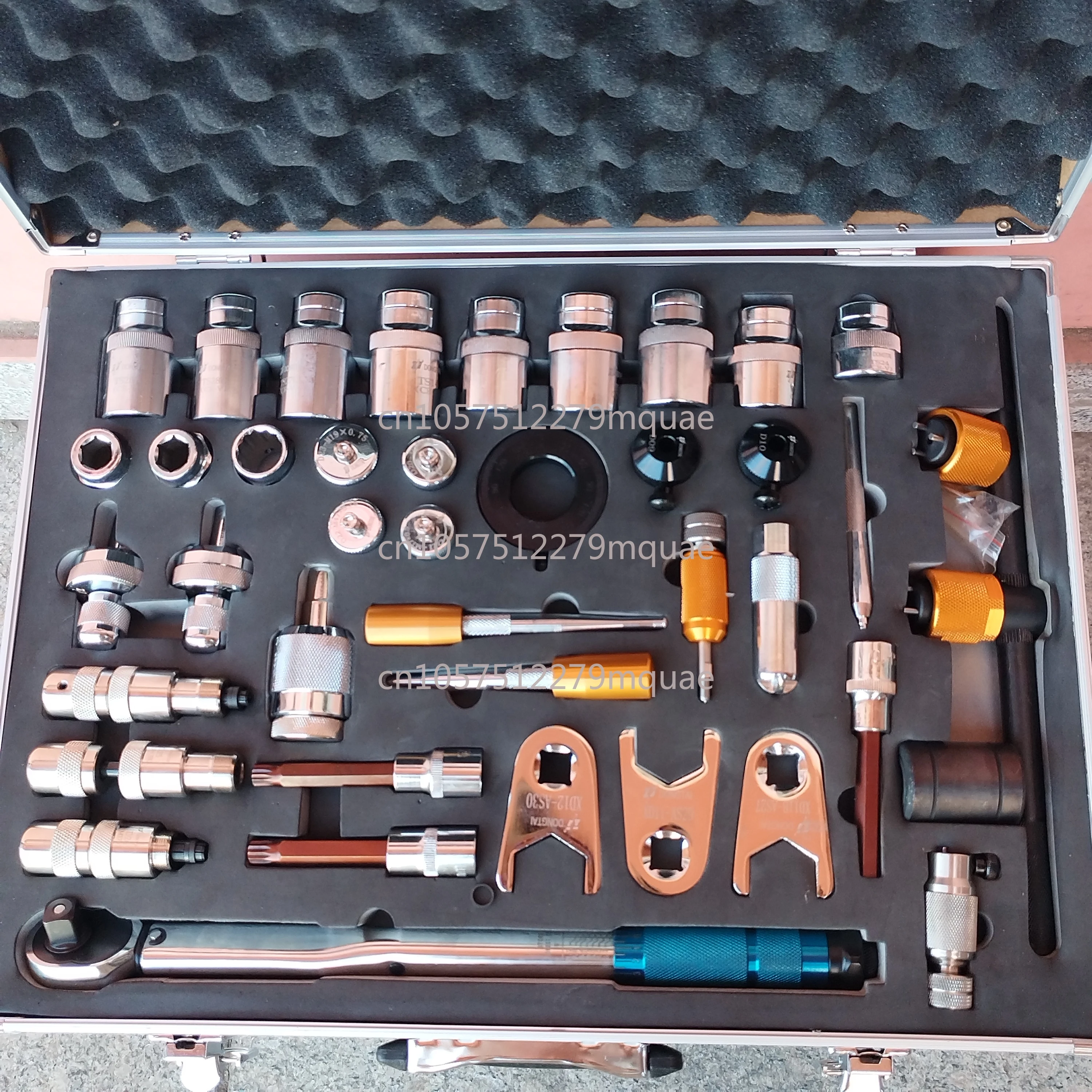 

Full Set Common Rail T-ools 42pcs, Universal Injector Disassembly Support Optional