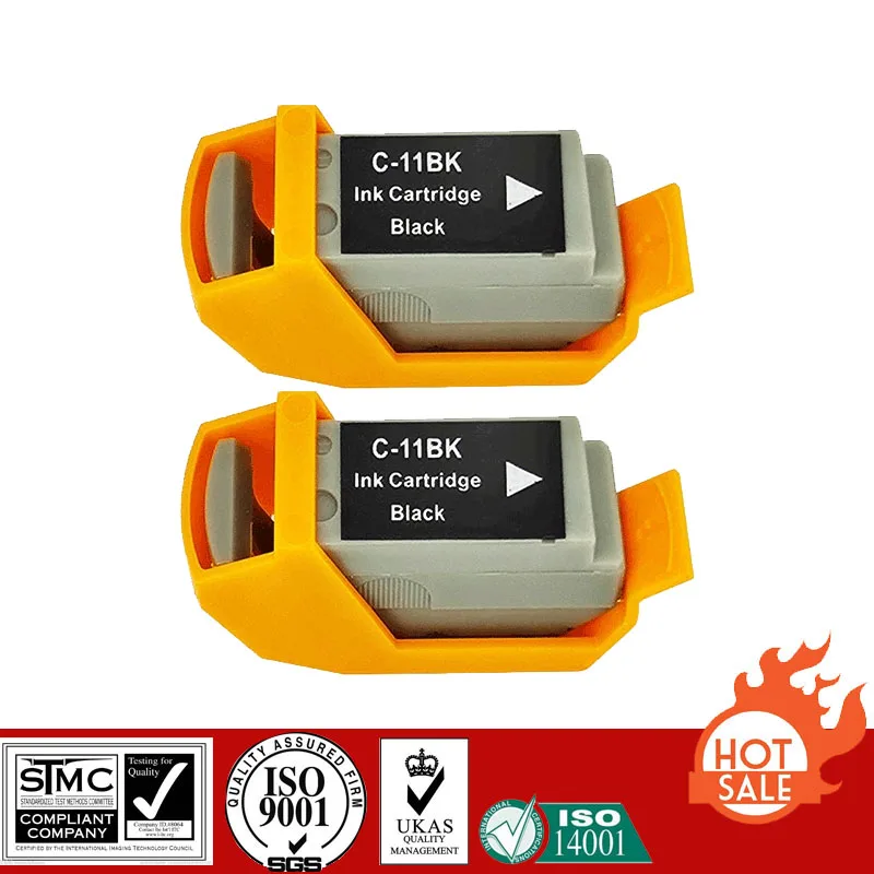 Compatible Ink Cartridge for Canon BCI11BK BCI-11BK BCI11C BCI-11C suit For Canon BJC-50/55/70/80/85/85PW