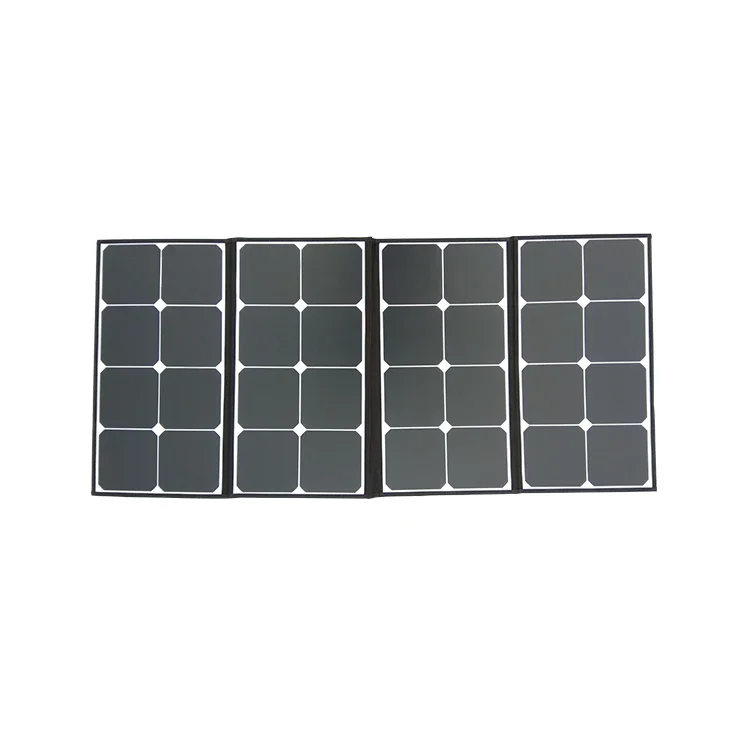 Waterproof sunpower photovoltaic foldable 110w solar panel for outdoor