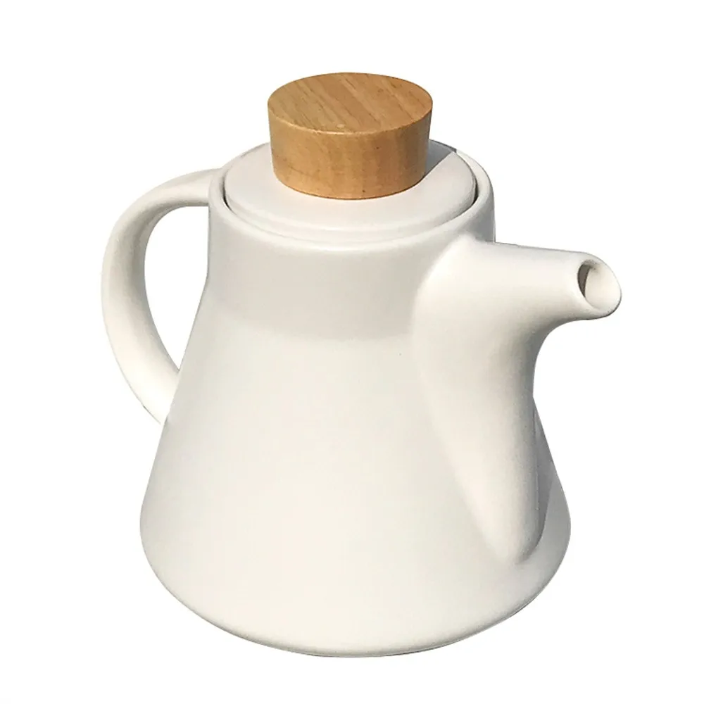 

750ml Ceramic Tea Pot Chinese Kung Fu Teapot Heat Resistant Modern Tea kettle with Stainless Steel Infuser